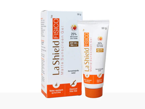 La Shield Fisico Matte Sunscreen Gel SPF 50+ PA+++ 50g